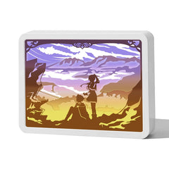 Anime Paper Carving Lamp Ornament