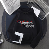 Unisex TVD Graphic Printed Casual Hoodie