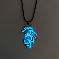 Trendy Luminous Flame Dragon Necklace