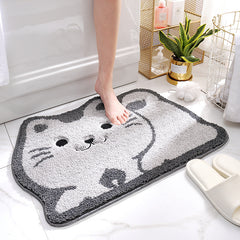 Cartoon-shaped Bathroom Door Floor Mat