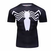 Men's 3D Spider Fitness Sports Elastic T-shirt