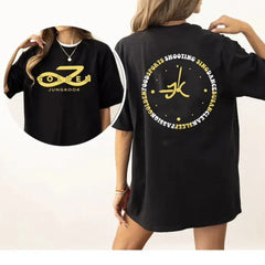 Casual Kpop Letter Printed Short Sleeve T-shirt