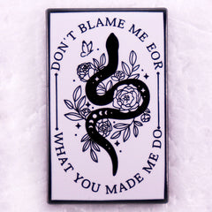 Don't Blame Me Taylor Reputation Badge