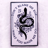 Don't Blame Me Taylor Reputation Badge