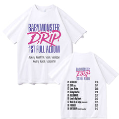 Babymonster Drip Album Double Sided Graphic T-shirt