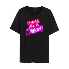 Unisex Round Neck Loose T-shirt