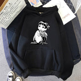 Cute Anime Graphic Pullover Hoodie