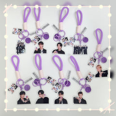 BANGTAN Acrylic Pendant Rope Keychain