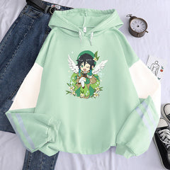 Unisex Game Venti Printed Casual Hoodie