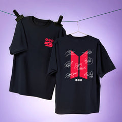 BANGTAN ARIRANG Signature Printed Cotton T-Shirt
