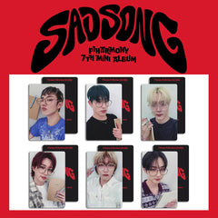 Kpop SAD SONG Album Photocards