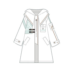 Chic Venti Game Cos Trench Coat Suit