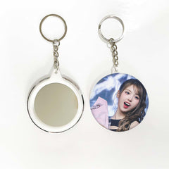 Chuu Performance Photo Badge Mirror Keychain