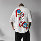 Men's Anime ASCE Print Cotton T-shirt