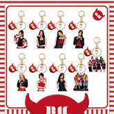 BM Logo Acrylic Keychain Bag Pendant