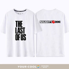 Trendy Game Logo Short Sleeve Cotton T-Shirt