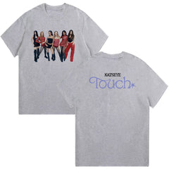 Casual Katseye Touch Graphic Print Tee