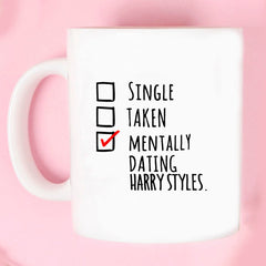 Letter Printed Coffee Mug