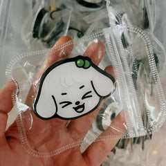 Cartoon Mobile Phone Airbag Retractable Bracket