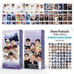 ATZ Album Your Friendly Ghost Postcard Stickers