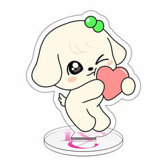 Cute Cartoon Transparent Acrylic Ornament