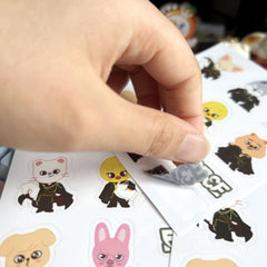 SKZ "FORCE" Transparent Waterproof Stickers