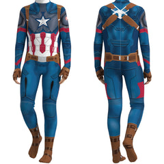 Captain America COS Costume Jumpsuit