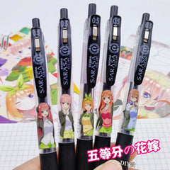 Anime Black Neutral Pen Set