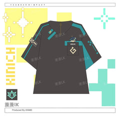 Trendy Game Kinich Cos T-Shirt Shorts Set