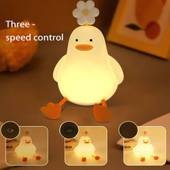 Adorable Cottagecore LED Squishy Duck Lamp