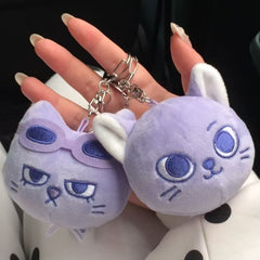 BND Purple Doll Pendant Keychain