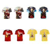 Casual Anime Short-sleeved 3D Printed T-shirt