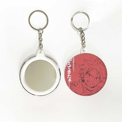 KPOP Doll Badge Mirror Keychain Pendant