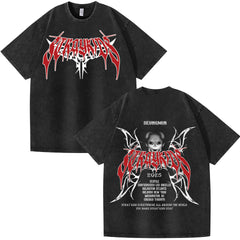 KPOP Evil Skz Print Summer Short Sleeve Tee