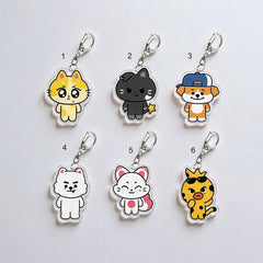 EN JAKE NI-KI Pendant Bag Keychain Set