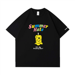 JAEHYUN Ice Cream Letter Print Short-sleeved T-shirt