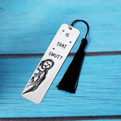 PEEKING JESUS - IS THAT SMUT? - METAL BOOKMARK