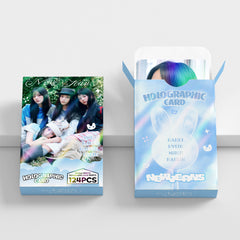 124PCS Summer of NJZ Holographic Photocard Sticker