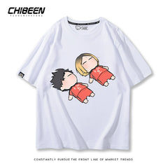 Unisex Anime Pattern Short Sleeve T-Shirt