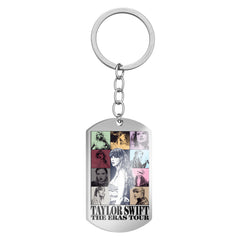 Taylor Dog Tag Keychain Pendant