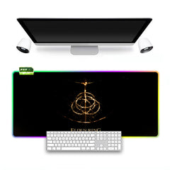 Trendy Game Black Mouse Pad