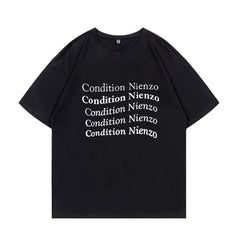 Versatile Minji Round Neck Letter T-shirt