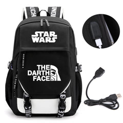 The Darth Face Large Capacity Backpack