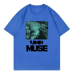 Unisex Kpop Jimin Muse Cotton T-shirt