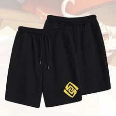 Unisex Cartoon Casual Summer Loose Sports Shorts