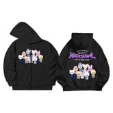 Cute Kpop MAGICSCHOOL Zipper Hoodie