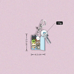KPOP BBNEXDO Pendant Acrylic Keychain Set