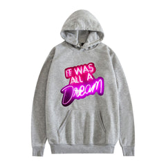 Women's Print Long-sleeved Pullover Pocket Hoodie