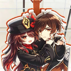 Hu Tao Zhongli Couple Non-woven Felt Pendant