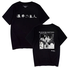 Creative Anime Print Short-sleeved T-Shirt